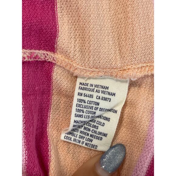American Eagle Outfitters Collared Button 2010 Polo Women Size Large Pink Coral - Picture 7 of 10